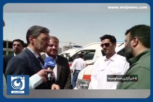 اهدای ۳۰ دستگاه آمبولانس به مناطق کم برخوردار توسط بنیاد مستضعفان + فیلم