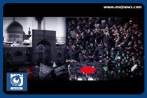 نماهنگ شهادت امام رضا (ع) با نوای حاج محمود کریمی + فیلم