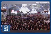 مراسم عزاداری روز عاشورا در حرم مطهر امام رضا (ع) + فیلم