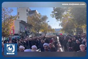 تشییع باشکوه پیکر مطهر شهدای گمنام ‌در گرگان + فیلم