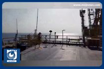 حضور رئیسی بر روی سکوی تولید گاز فاز ۱۱ میدان پارس جنوبی + فیلم