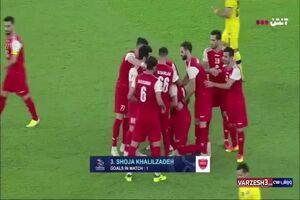 فیلم گل اول پرسپولیس به التعاون عربستان توسط شجاع خلیل زاده