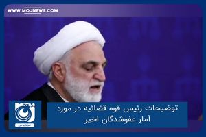 توضیحات رئیس قوه قضائیه در مورد آمار عفوشدگان اخیر