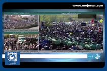 مراسم تشییع پیکر شهدای راه قدس در اصفهان، لرستان و تهران + فیلم