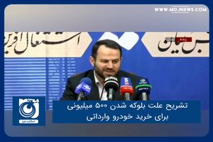 تشریح علت بلوکه شدن 500 میلیونی برای خرید خودرو وارداتی