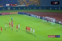 فیلم گل اول امید ایران به چین توسط امید نورافکن