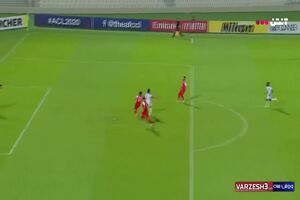 فیلم گل دوم پرسپولیس به شارجه با دبل علی علیپور