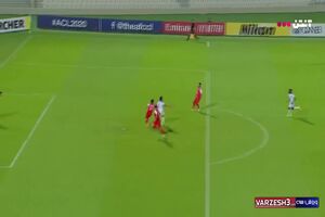 فیلم گل دوم پرسپولیس به شارجه با دبل علی علیپور