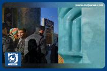 عزاداری شهادت فاطمه الزهرا(س) در حرم امام رضا(ع) + فیلم