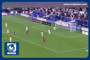 گل سوم قطر به ایران توسط معز علی + فیلم