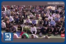 اجرای تواشیح در مصلای تهران قبل از آغاز نماز عید فطر + فیلم