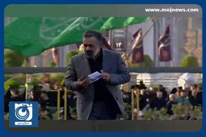 مراسم چهارپایه خوانی عصر شهادت امام رضا (ع) با نوای حاج محمود کریمی + فیلم