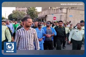 چرخاندن سرشناس‌ترین اشرار شهرری در بین مردم + فیلم