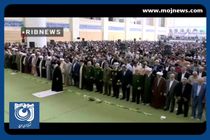 نماز عید فطر به امامت رهبر انقلاب اقامه شد + فیلم