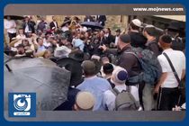 صهیونیست‌ها مراسم مسیحیان را بهم زدند + فیلم