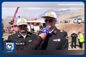 علت واژگونی اتوبوس در جاده اصفهان-شیراز + فیلم