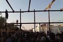فیلم تردد روان زائران اربعین حسینی در مرز خسروی