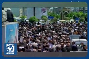 تشییع پیکر شهید آیت‌الله سلیمانی در بابلسر + فیلم