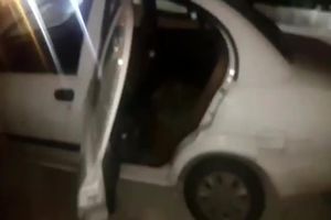 به آتش کشیدن ماشین خبرنگاران و عکاسان پس از دیدار سپاهان و پرسپولیس