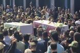 مراسم وداع و خاکسپاری چهار شهید حمله موشکی دشمن در اهواز برگزار شد
