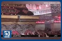 حال‌ و هوای حرم سیدالشهدا در روز اربعین + فیلم